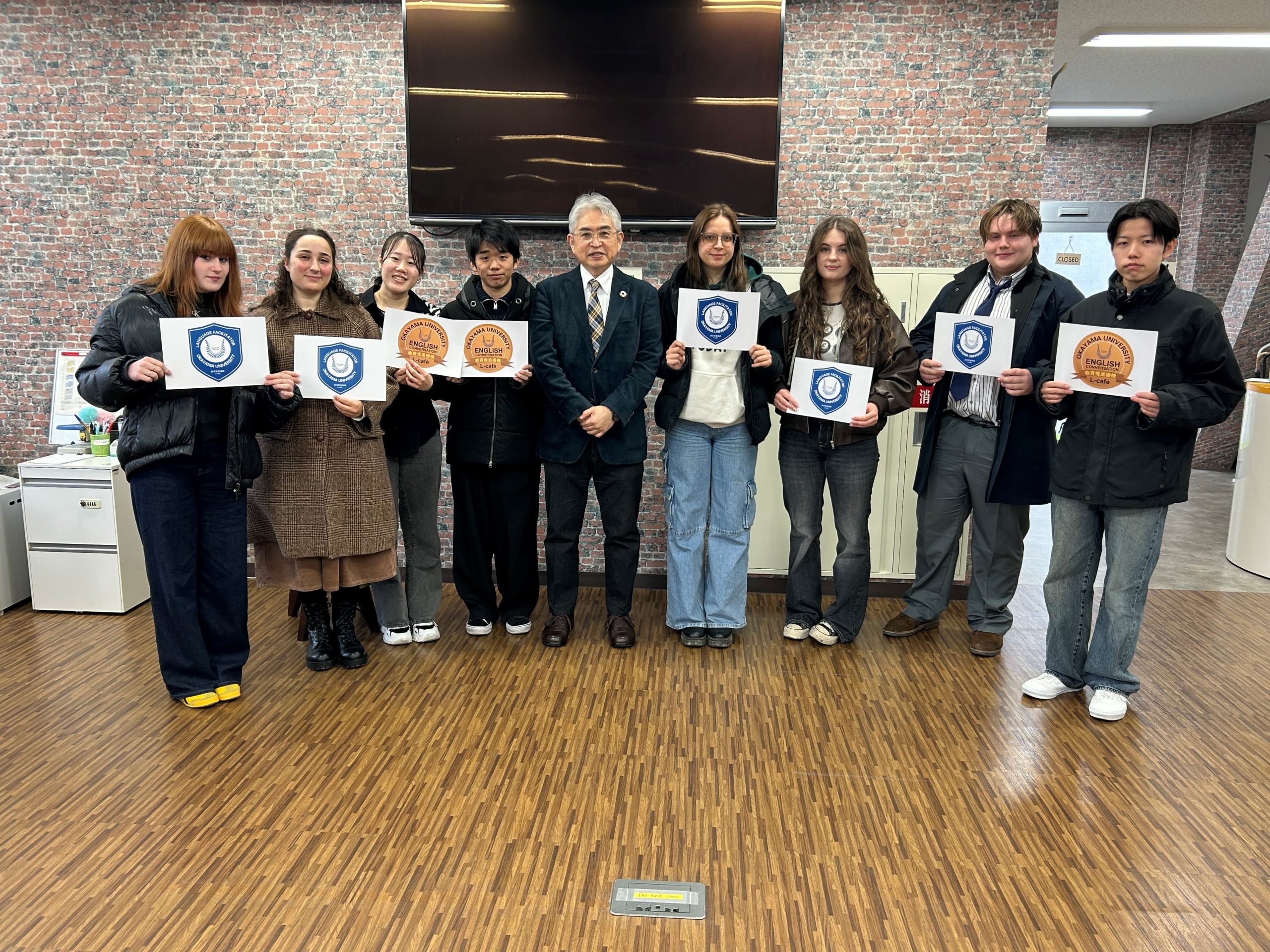 L-caféで初のオープンバッジを発行　授与式を開催